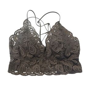 Lace Bralette in Black